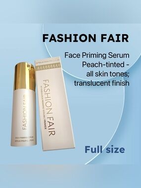 🇺🇸🆕📦NIB FASHiON FAIR |FULL| Hydrating & Long wear Fabulous Face Priming Serum